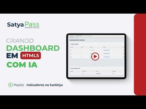 Como criar Dashboard HTML5 no Sankhya usando IA