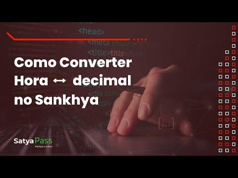 Como Converter Hora em Decimal no Sankhya